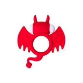 Красное эрекционное кольцо на пенис JOS COCKY DEVIL - JOS - в Рубцовске купить с доставкой