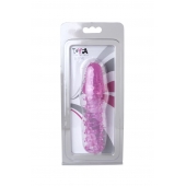 Розовая насадка с нежными шипами - 13,5 см. - Toyfa Basic - в Рубцовске купить с доставкой