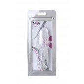 Прозрачная насадка с шишечками и шипами - 13,5 см. - Toyfa Basic - в Рубцовске купить с доставкой