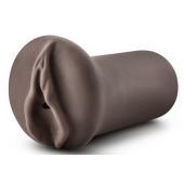 Коричневый мастубратор-вагина Nicole s Kitty - Blush Novelties - в Рубцовске купить с доставкой