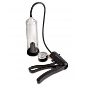 Вакуумная мужская помпа с датчиком давления Pro-Gauge Power Pump - Pipedream - в Рубцовске купить с доставкой