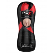 Мастурбатор-вагина Vibrating Pussy Stroker с вибрацией - Pipedream - в Рубцовске купить с доставкой