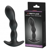 Черный анальный стимулятор простаты с вибрацией Special Anal Massager - 14,5 см. - Baile - в Рубцовске купить с доставкой