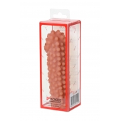 Телесная насадка на фаллос с бугорками KOKOS Extreme Sleeve 10 - 15,8 см. - KOKOS - в Рубцовске купить с доставкой
