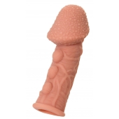 Насадка на фаллос с пузыриками, венками и ребристостью KOKOS Extreme Sleeve 09 - 12,7 см. - KOKOS - в Рубцовске купить с доставкой