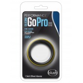 Черно-желтое силиконовое эрекционное кольцо Silicone Go Pro Cock Ring - Blush Novelties - в Рубцовске купить с доставкой