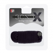 Черная веревка для связывания BONDX LOVE ROPE - 10 м. - Dream Toys - купить с доставкой в Рубцовске
