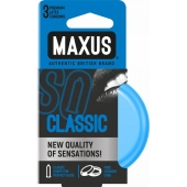 Классические презервативы в железном кейсе MAXUS Classic - 3 шт. - Maxus - купить с доставкой в Рубцовске