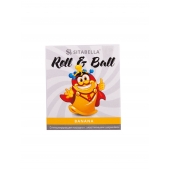 Стимулирующий презерватив-насадка Roll   Ball Banana - Sitabella - купить с доставкой в Рубцовске