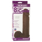 Насадка-реалистик Vac-U-Lock 8  ULTRASKYN Cock - 20,6 см. - Doc Johnson - купить с доставкой в Рубцовске