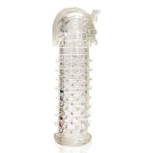 Закрытая прозрачная насадка на пенис Crystal Sleeve Faraon - 13,5 см. - Erowoman-Eroman - в Рубцовске купить с доставкой