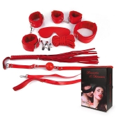 Пикантный красный набор БДСМ - Notabu - купить с доставкой в Рубцовске