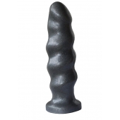 Черная насадка на трусики харнесс Platinum - 16 см. - LOVETOY (А-Полимер) - купить с доставкой в Рубцовске