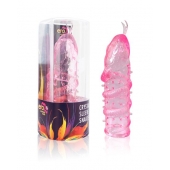 Закрытая рельефная насадка Crystal sleeve snakes в виде змеи с усиками - 14 см. - Erowoman-Eroman - в Рубцовске купить с доставкой