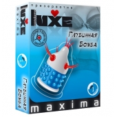 Презерватив LUXE Maxima  Глубинная бомба  - 1 шт. - Luxe - купить с доставкой в Рубцовске