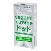 Презервативы Sagami Xtreme Type-E с точками - 10 шт. - Sagami - купить с доставкой в Рубцовске
