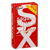 Утолщенные презервативы Sagami Xtreme Feel Long с точками - 10 шт. - Sagami - купить с доставкой в Рубцовске
