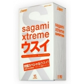 Ультратонкие презервативы Sagami Xtreme SUPERTHIN - 15 шт. - Sagami - купить с доставкой в Рубцовске