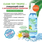 Очищающий спрей для игрушек CLEAR TOY Tropic - 100 мл. - Биоритм - купить с доставкой в Рубцовске