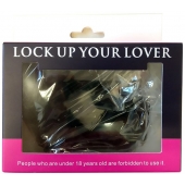 Черные меховые наручники Love с ключиками - Baile - купить с доставкой в Рубцовске