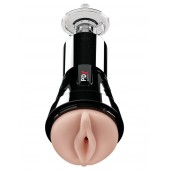 Телесный вибромастурбатор-вагина Cock Compressor Vibrating Stroker - Pipedream - в Рубцовске купить с доставкой