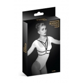 Черная упряжь на грудь Laura - Bijoux Pour Toi - купить с доставкой в Рубцовске