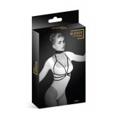 Черная упряжь на грудь Julia - Bijoux Pour Toi - купить с доставкой в Рубцовске