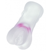 Прозрачный реалистичный мастурбатор Juicy Pussy Crystal Rose - ToyFa - в Рубцовске купить с доставкой
