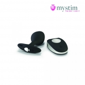Черная пробка Mystim Rocking Vibe S с возможностью подключения к электростимулятору - 9,7 см. - MyStim - купить с доставкой в Рубцовске