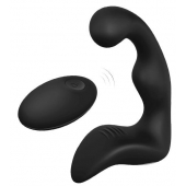 Черный вибромассажер простаты REMOTE BOOTY PLEASER - Dream Toys - в Рубцовске купить с доставкой