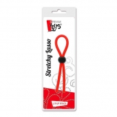 Красное эрекционное лассо с одной бусинкой-утяжкой STRETCHY THICK LASSO - Dream Toys - в Рубцовске купить с доставкой