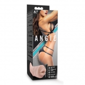 Телесный мастурбатор-ротик Angie - Blush Novelties - в Рубцовске купить с доставкой