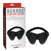 Черная маска на глаза Behave - Chisa - купить с доставкой в Рубцовске