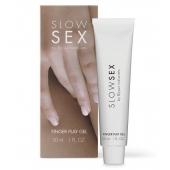 Гель для мастурбации с ароматом кокоса Slow Sex Finger Play Gel - 30 мл. - Bijoux Indiscrets - купить с доставкой в Рубцовске