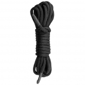 Черная веревка для бондажа Easytoys Bondage Rope - 5 м. - Easy toys - купить с доставкой в Рубцовске