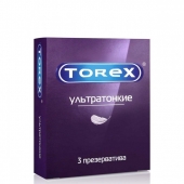 Презервативы Torex  Ультратонкие  - 3 шт. - Torex - купить с доставкой в Рубцовске