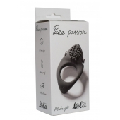 Черное эрекционное виброкольцо Pure Passion Midnight - Lola Games - в Рубцовске купить с доставкой