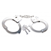 Металлические наручники Beginner s Metal Cuffs - Pipedream - купить с доставкой в Рубцовске