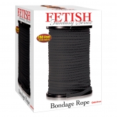 Черная веревка для связывания Bondage Rope - 60,9 м. - Pipedream - купить с доставкой в Рубцовске