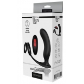 Черный массажер простаты REMOTE P-PLEASER - Dream Toys - в Рубцовске купить с доставкой