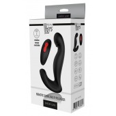 Черный вибромассажер простаты SWIRLING P-PLEASER - Dream Toys - в Рубцовске купить с доставкой