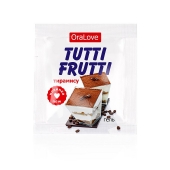 Пробник гель-смазки Tutti-frutti со вкусом тирамису - 4 гр. - Биоритм - купить с доставкой в Рубцовске