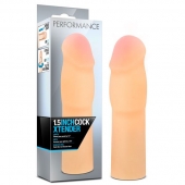 Телесная насадка-удлинитель на пенис PERFORMANCE 1.5INCH COCK XTENDER - 16 см. - Blush Novelties - в Рубцовске купить с доставкой