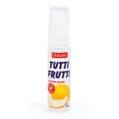 Гель-смазка Tutti-frutti со вкусом сочной дыни - 30 гр. - Биоритм - купить с доставкой в Рубцовске