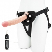 Регулируемые трусики с вибрирующей насадкой - 21 см. - Lux Fetish - купить с доставкой в Рубцовске