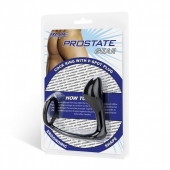 Стимулятор простаты с фиксацией эрекционным кольцом Prostate Gear - BlueLine - в Рубцовске купить с доставкой
