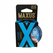 Классические презервативы в пластиковом кейсе MAXUS Classic - 3 шт. - Maxus - купить с доставкой в Рубцовске