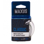Классические презервативы в пластиковом кейсе MAXUS Classic - 3 шт. - Maxus - купить с доставкой в Рубцовске