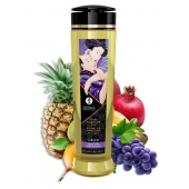 Массажное масло Libido Exotic Fruits с ароматом экзотических фруктов - 240 мл. - Shunga - купить с доставкой в Рубцовске