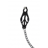 Зажимы на соски Darkside с цепочкой - Lola Games - купить с доставкой в Рубцовске